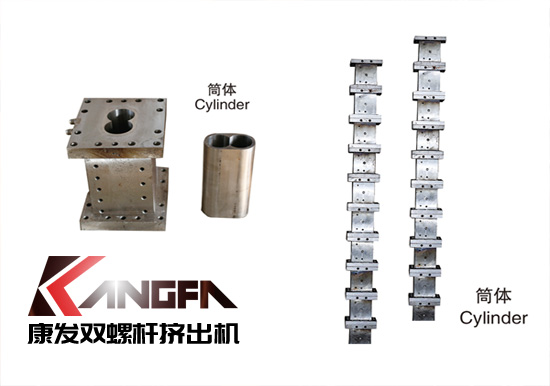 論雙螺桿擠出機設備機筒、螺桿的故障原因和修復方法